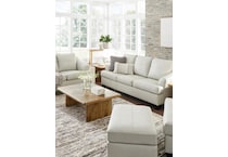 genoa living room white st stationary leather ottoman   