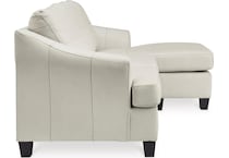 genoa living room white st stationary leather sofa   