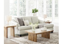 genoa living room white st stationary leather sofa   