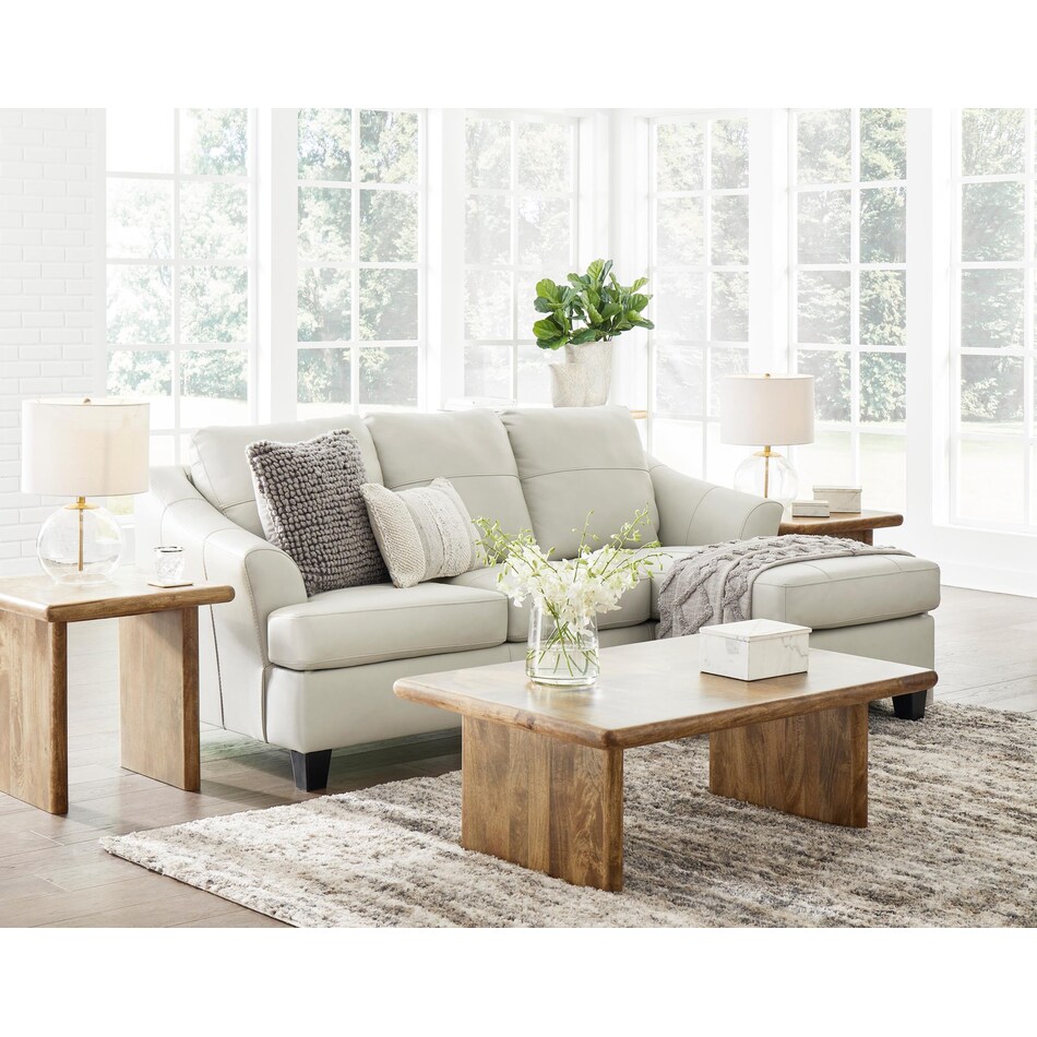 genoa living room white st stationary leather sofa   