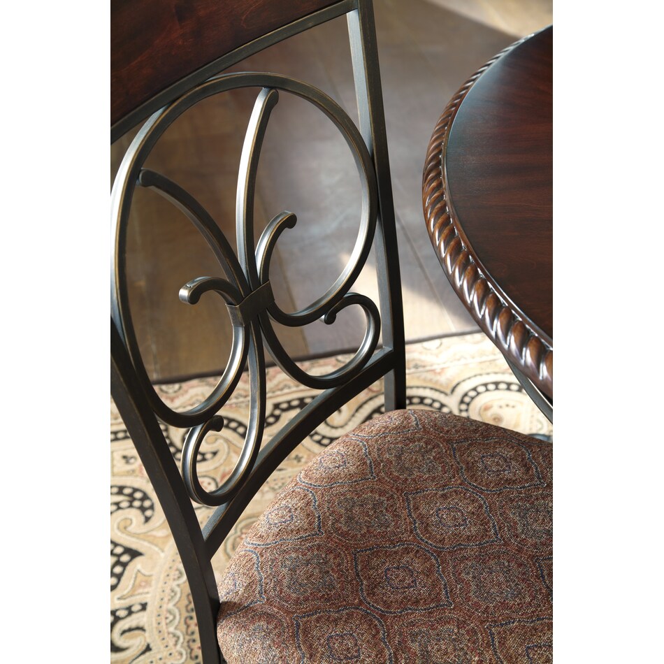 glambrey brown dining chair d   