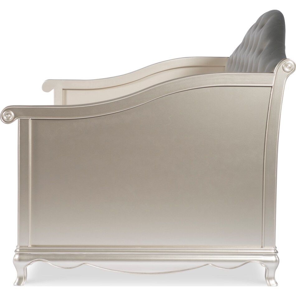 glimmer youth bedroom silver daybed p  