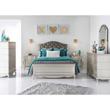 Glimmer 4-Piece Full Bedroom Set