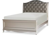 glimmer youth bedroom silver full sleigh bed p  