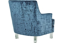 gloriann blue accent chair a  