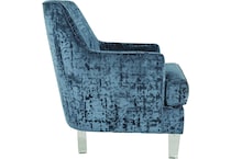 gloriann blue st stationary fabric chair a  