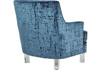 gloriann blue st stationary fabric chair a  