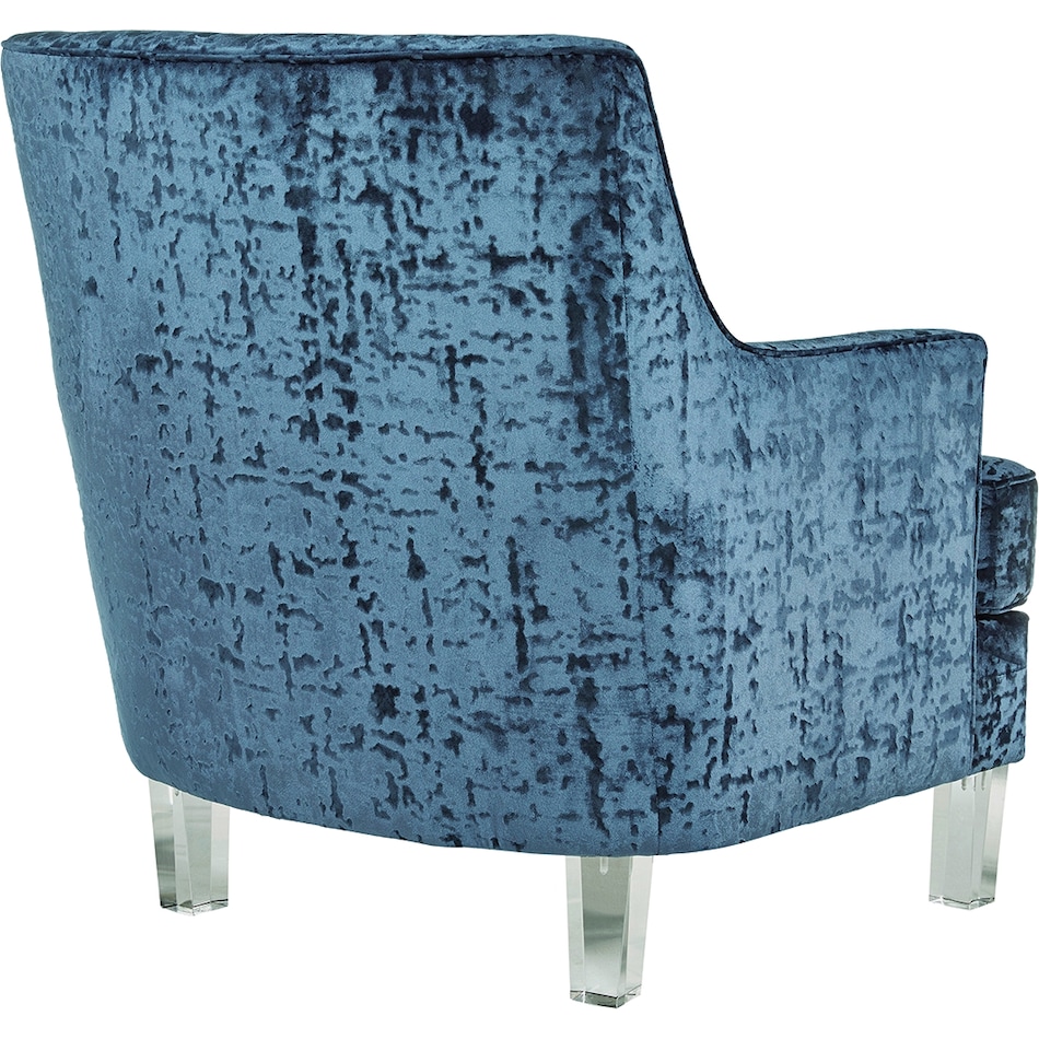 gloriann blue st stationary fabric chair a  