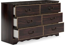 glosmount two tone brown br master dresser b   