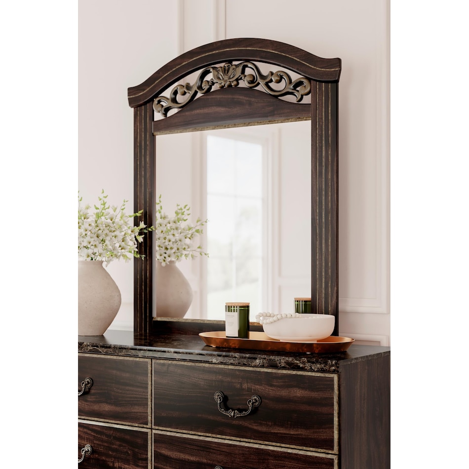 glosmount two tone brown br master mirror b   