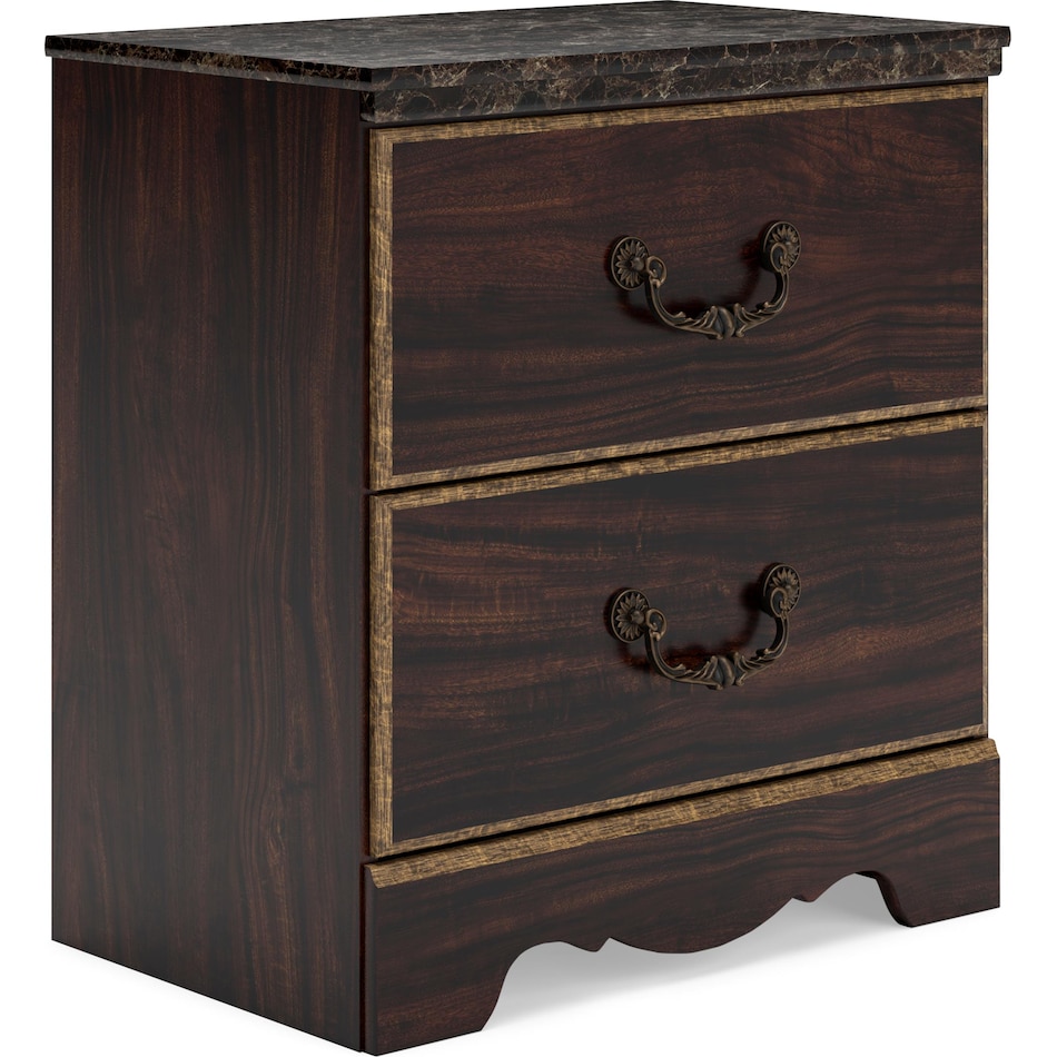 glosmount two tone brown br master nightstand b   