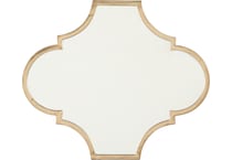 gold accent mirror a  