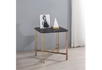 gold end table   