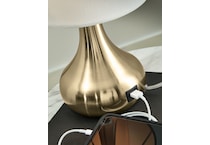 gold table lamp l  