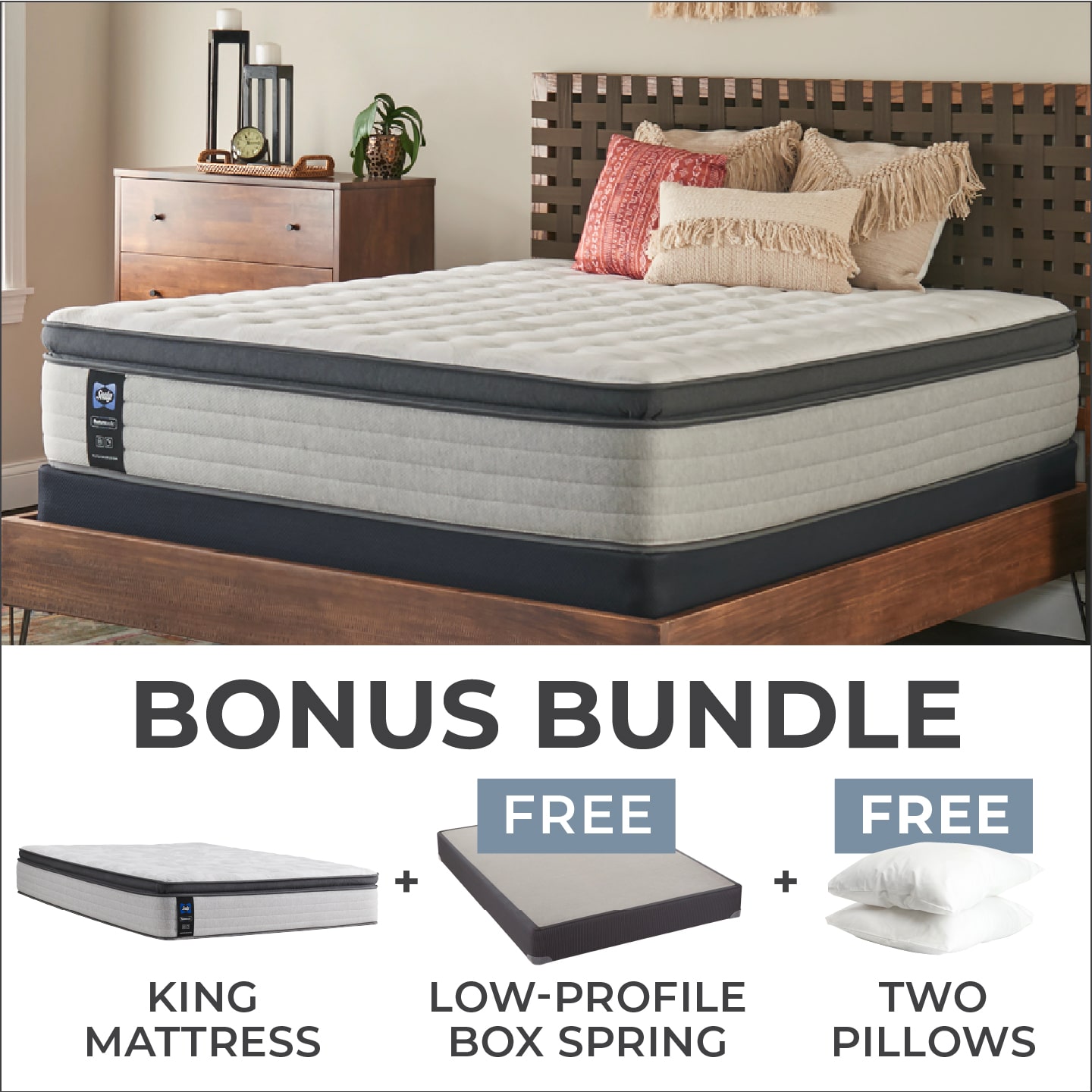 Pillow top king hotsell mattress and box spring