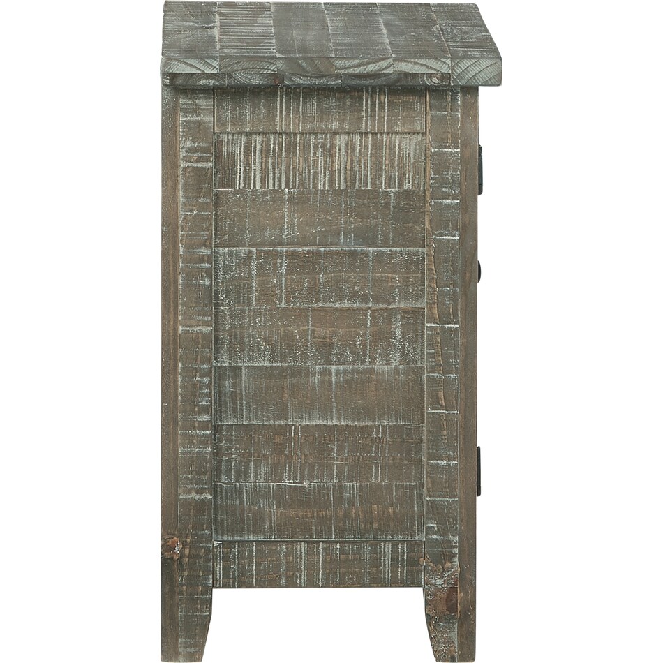 gray accent cabinet a  