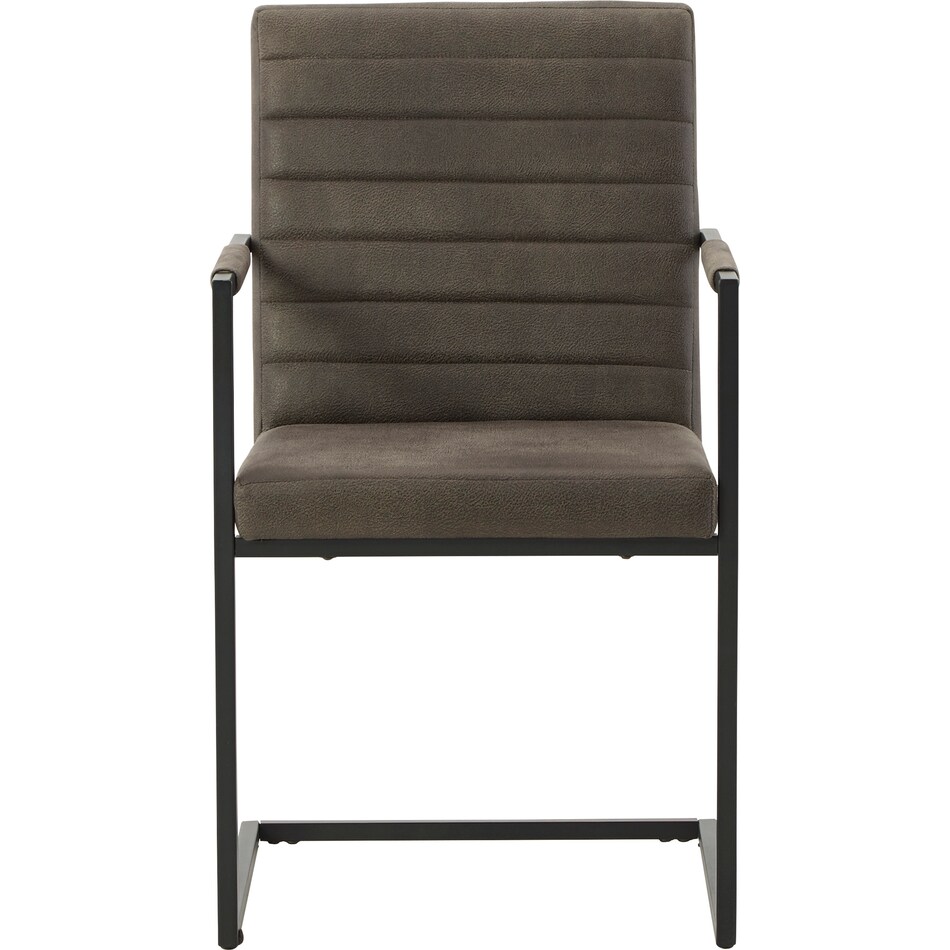 gray black dining arm chair d a  