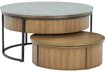 gray brown black coffee table t   