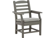gray chair p a  