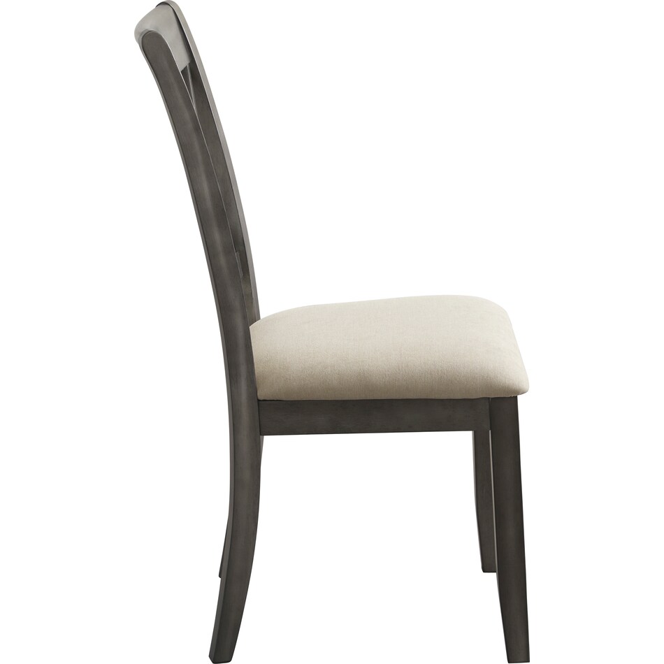 gray dining chair d   