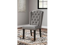 gray dr side chair d   