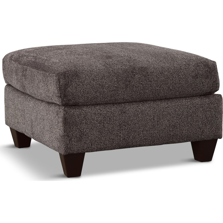 gray st stationary fabric ottoman   