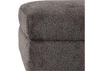 gray st stationary fabric ottoman   