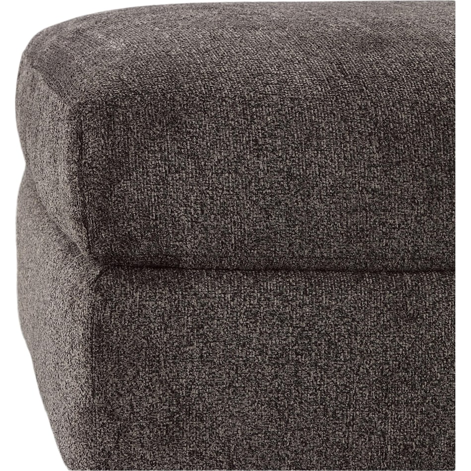 gray st stationary fabric ottoman   