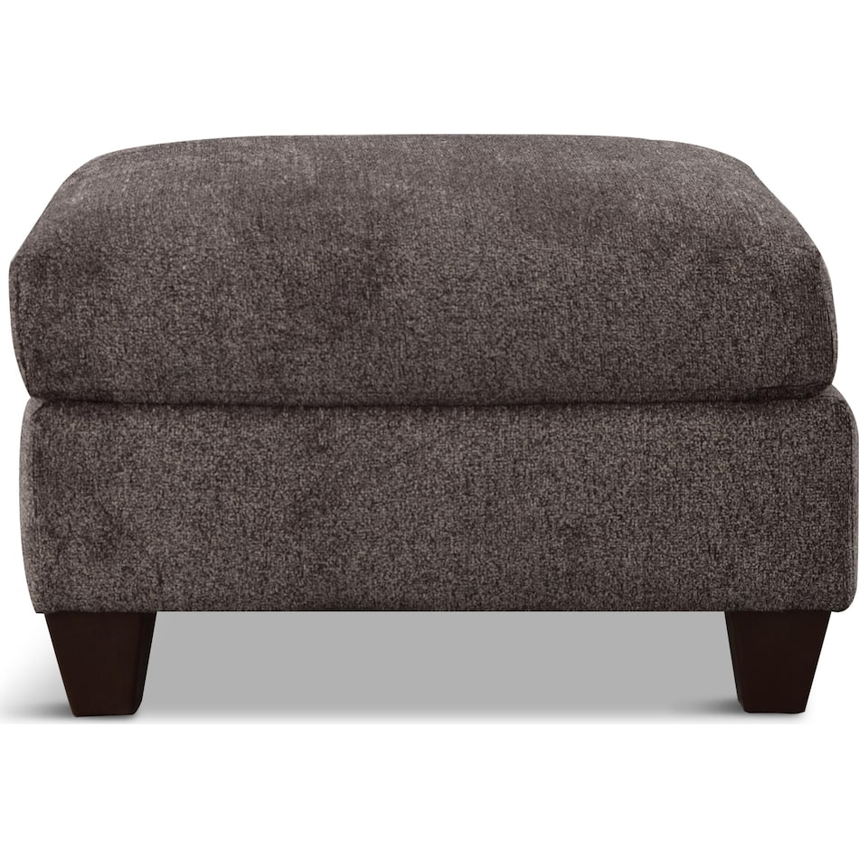 gray st stationary fabric ottoman   