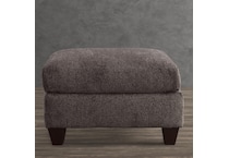 gray st stationary fabric ottoman   