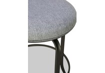 gray swivel bar stool   