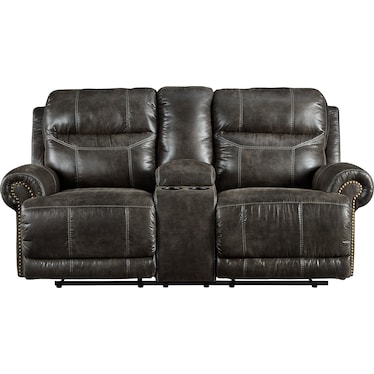 Grearview Power Reclining Loveseat with Console