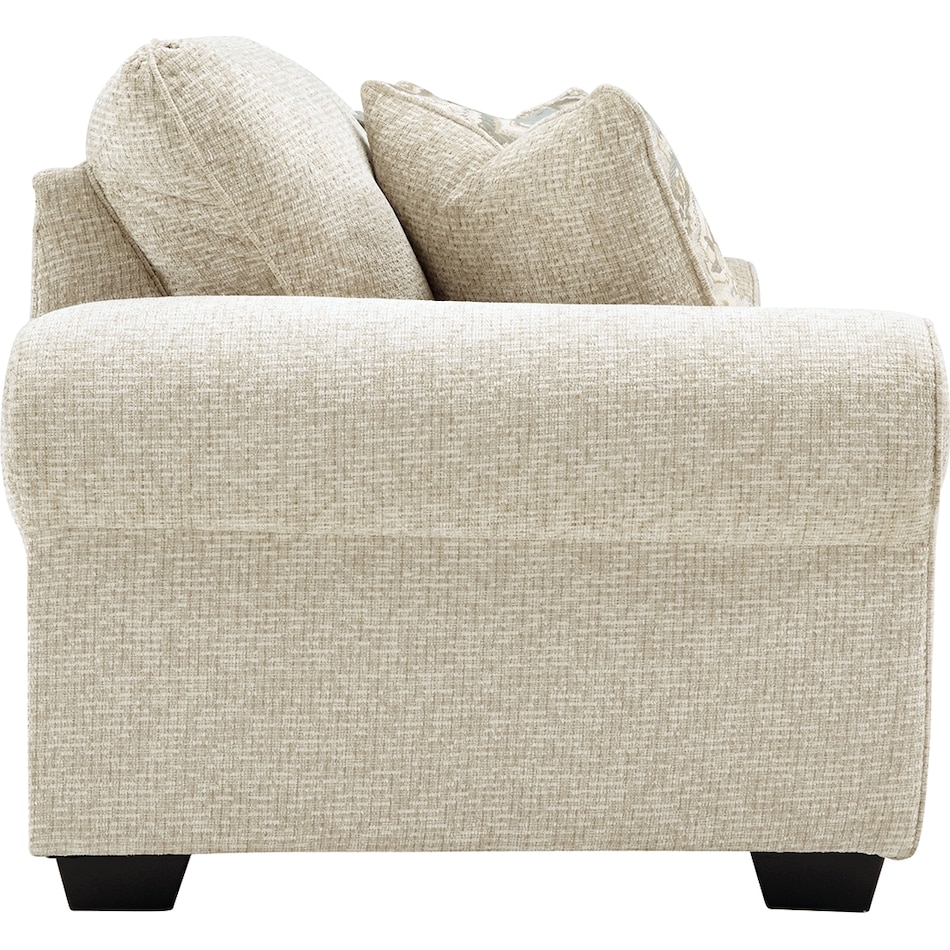 haisley ivory st stationary fabric sofa   