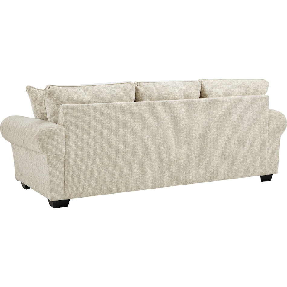 haisley ivory st stationary fabric sofa   