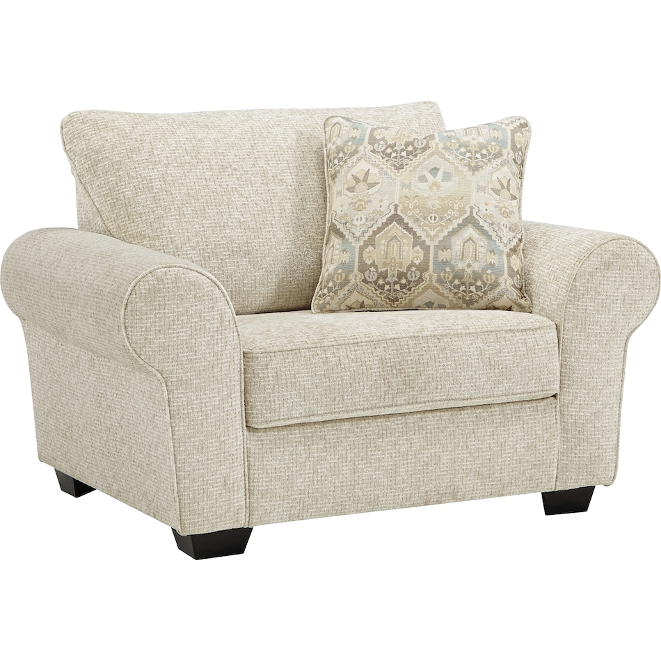 haisley ivory st stationary fabric chair   