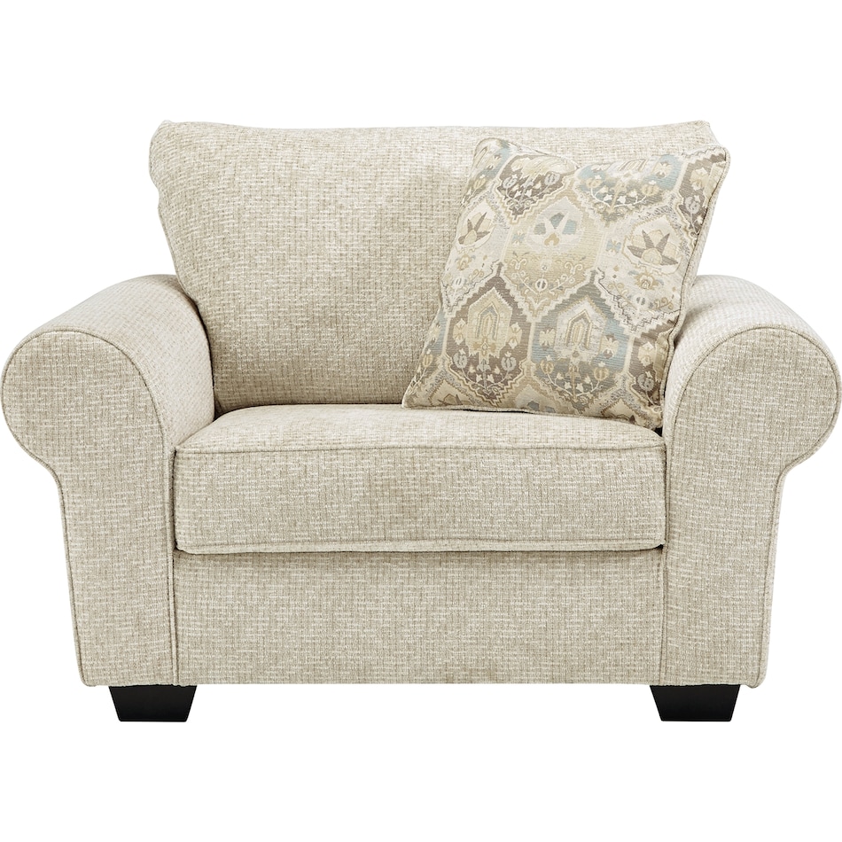 haisley ivory st stationary fabric chair   