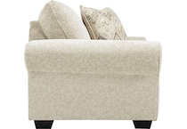 haisley ivory st stationary fabric chair   