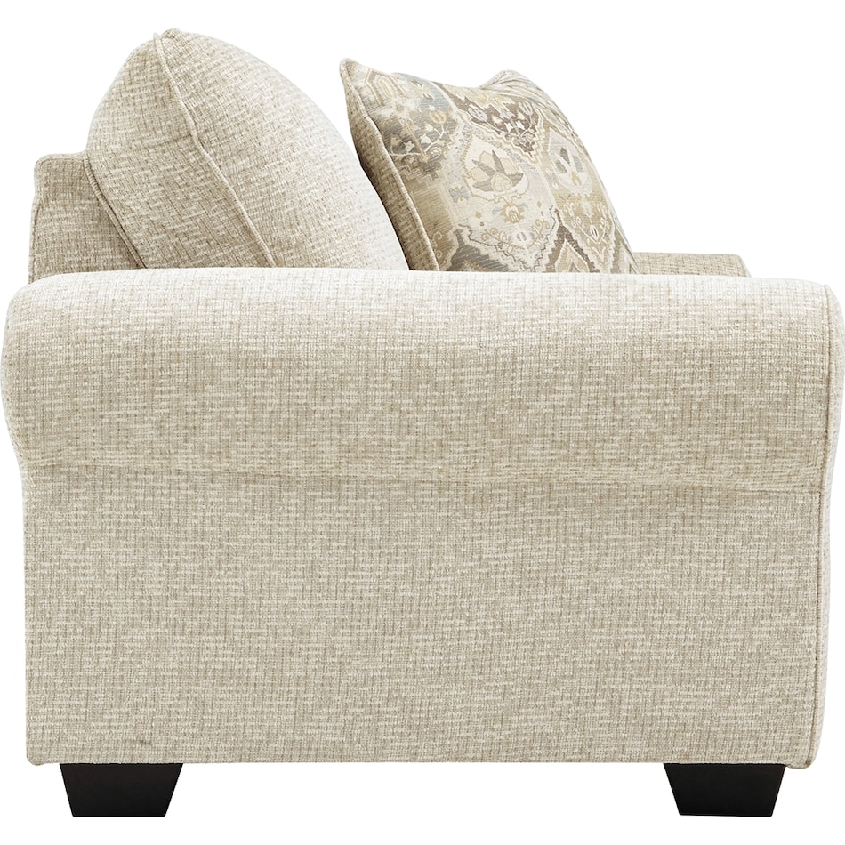 haisley ivory st stationary fabric chair   