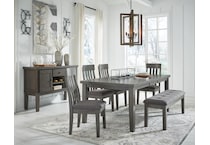 hallanden dining two tone d x  