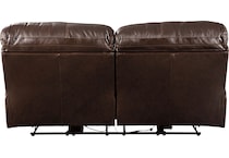 hallstrung brown power reclining sofa u  