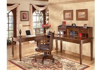 hamlyn home office brown desk h   