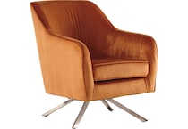 hangar orange accent chair a  