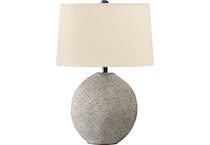 harif gray table lamp l  