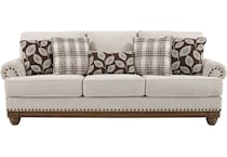 harleson wheat st stationary fabric sofa   