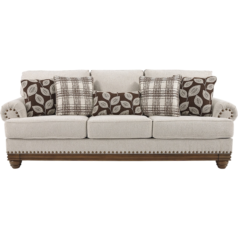 harleson wheat st stationary fabric sofa   