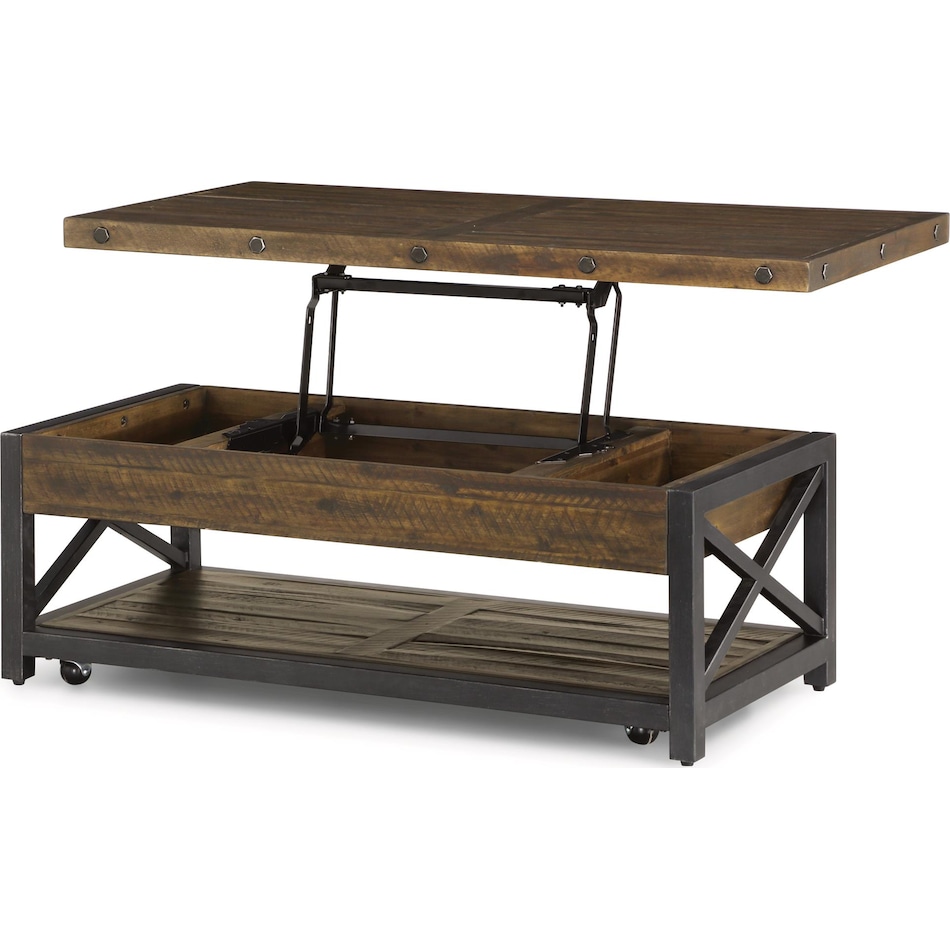 harlow dark brown oc coffee table   