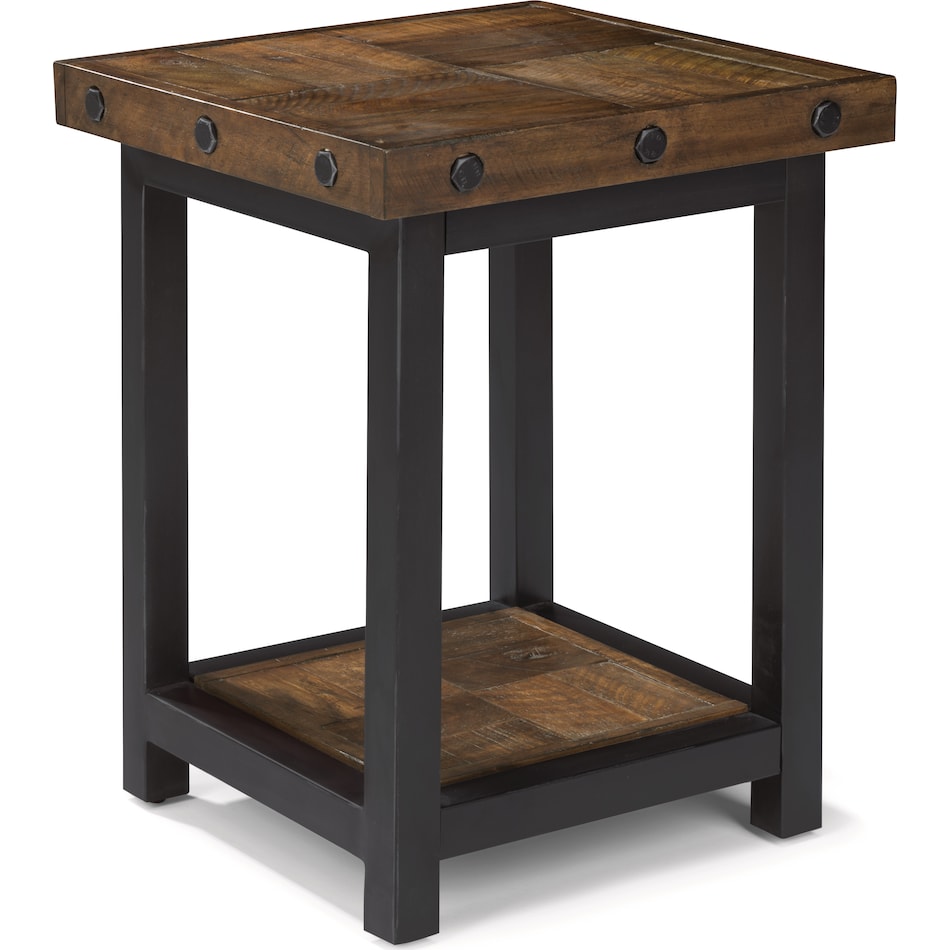 harlow dark brown oc end chairside table   