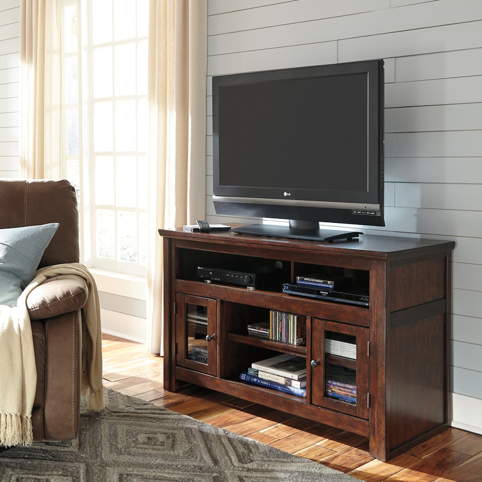 harpan brown inch tv stand w   