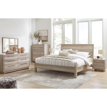 Hasbrick King Panel Bed