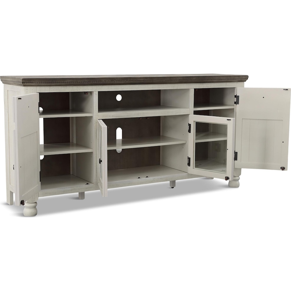 havalance two tone et entertainment console w   